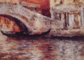 Góndolas a lo largo del Canal de Venecia impresionismo William Merritt Chase Venecia